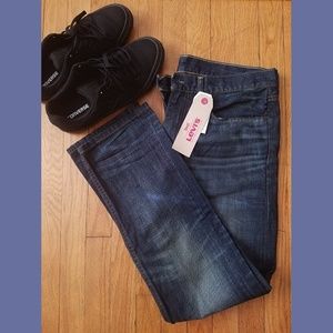 Levi's Men's 513 Slim Straight 34x30 Blue Jean NWT